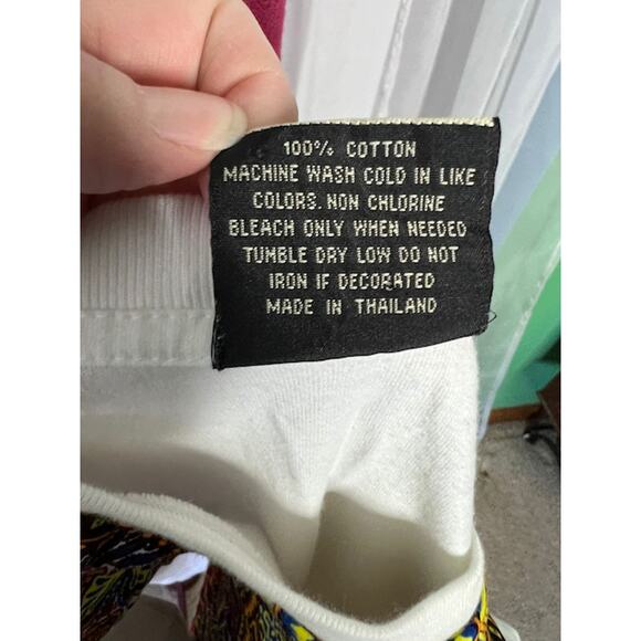 Dashiki tshirt orange yellow green - Picture 8 of 8